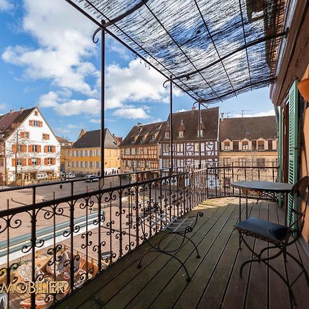 Au Bonheur Des Anges Appartement 2 Chambres Avec Terrasse Colmar Bagian luar foto